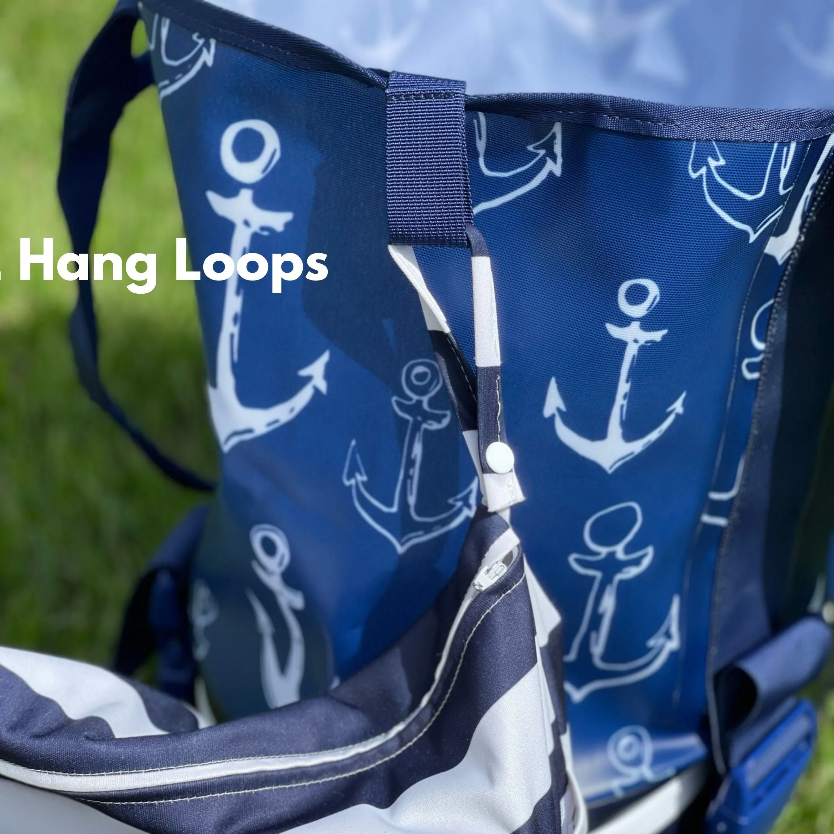 Cooler Tote (Black Circles)