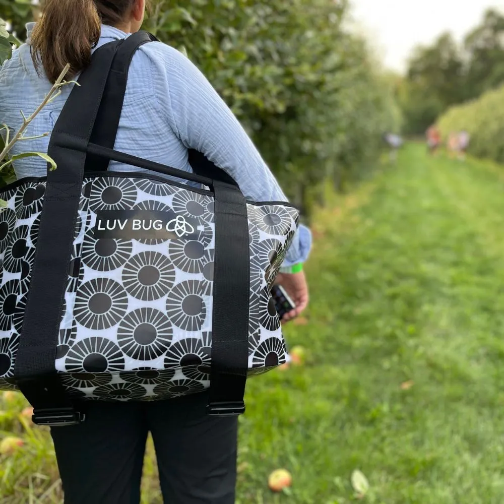 Cooler Tote (Black Circles)