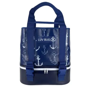 Cooler Tote (Blue Anchors)