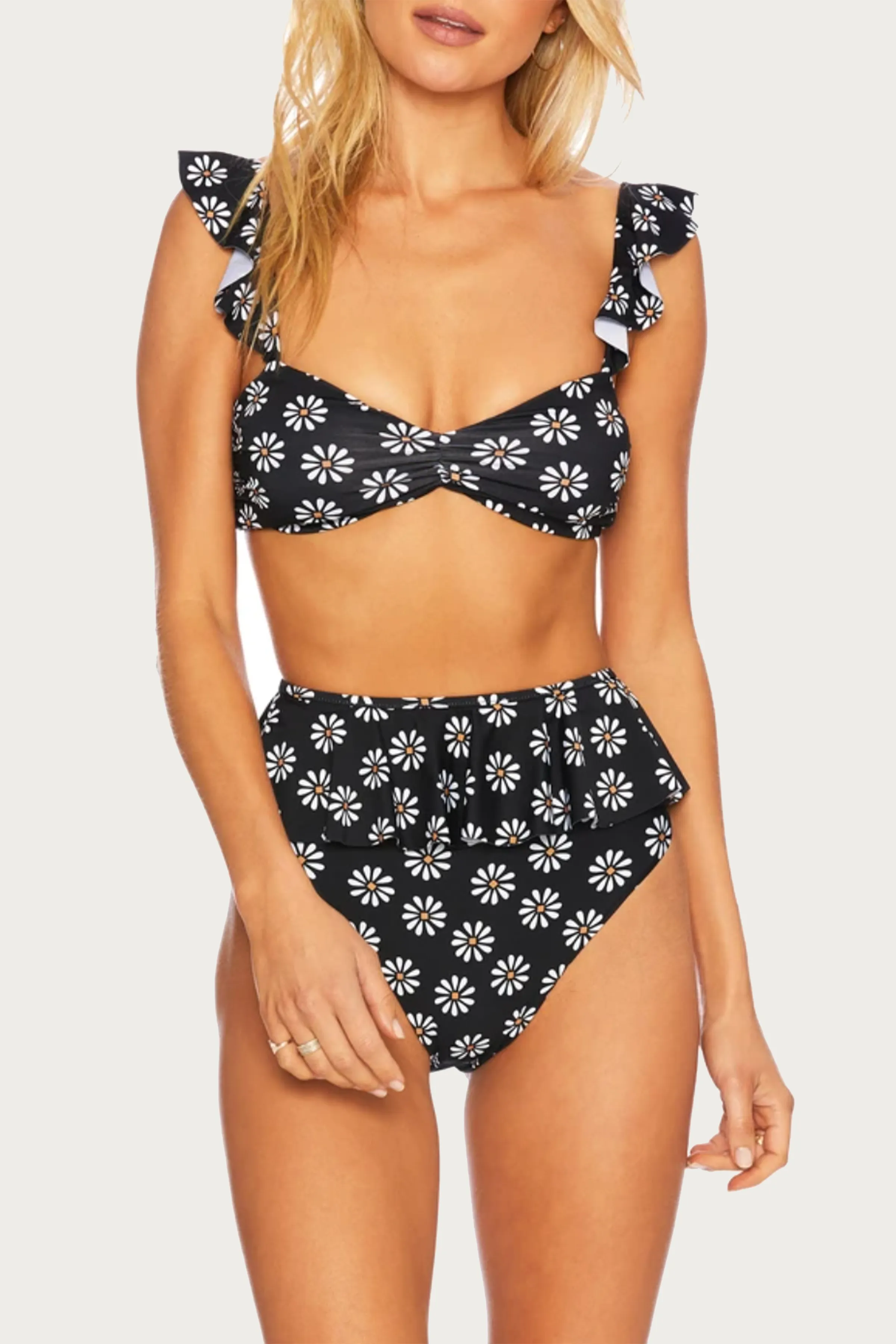 DAISY RUFFLED BIKINI BOTTOMS