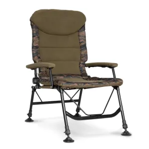Dellonda Deluxe Portable Reclining Fishing Chair with Padded Armrests - A