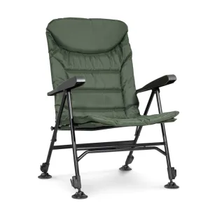 Dellonda Portable Reclining Fishing Chair with Armrests - A