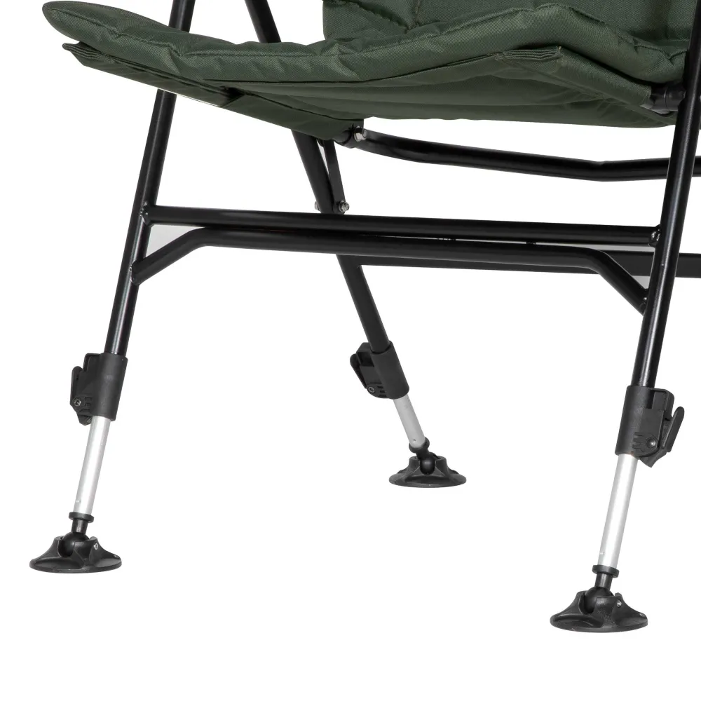 Dellonda Portable Reclining Fishing Chair with Armrests - A