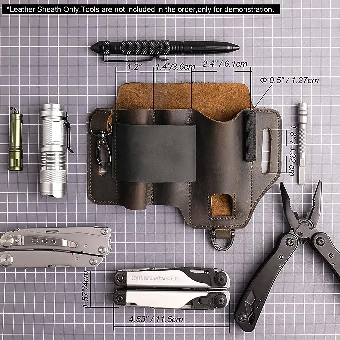 EDC Leather Belt Pouch