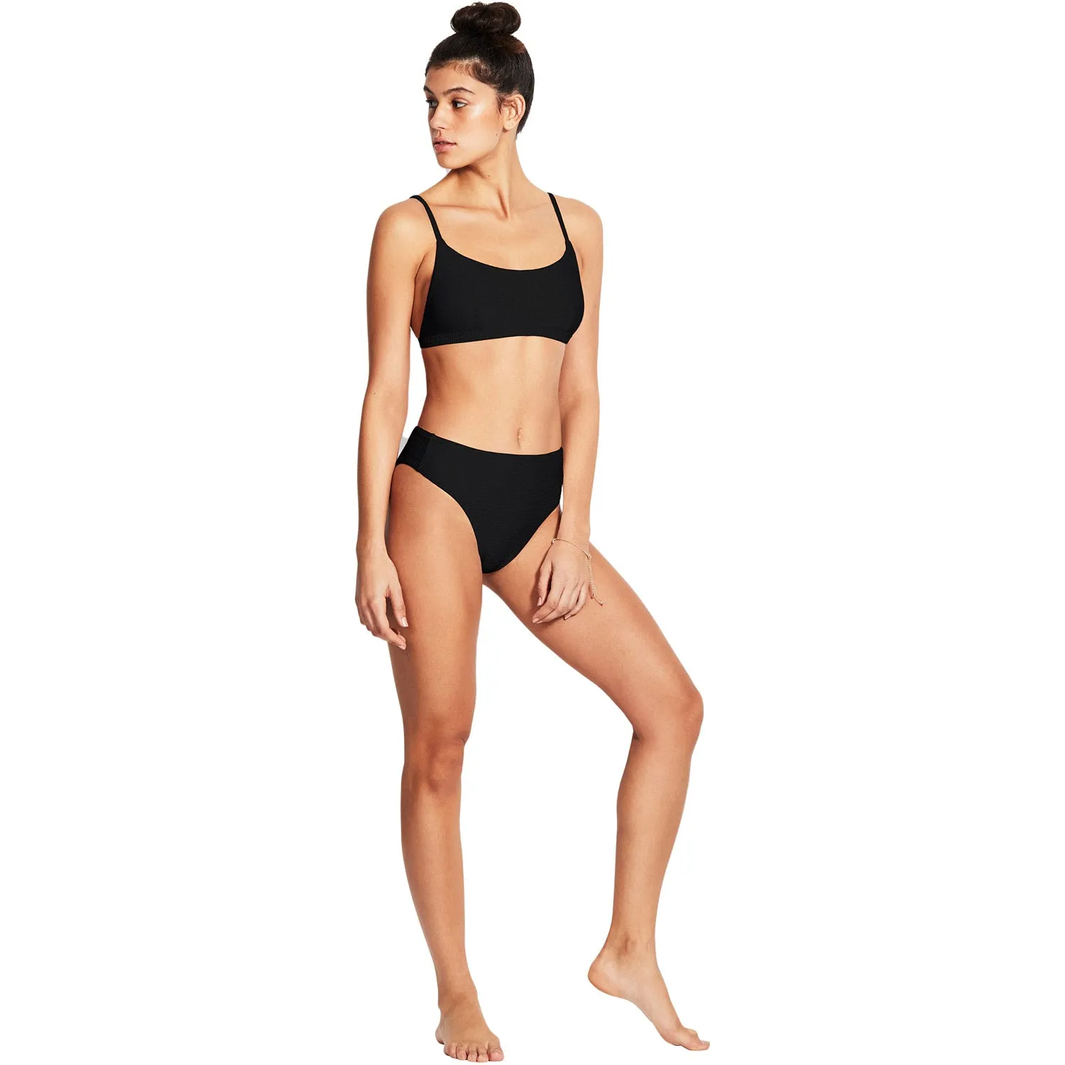 Essentials Hi Rise Bikini Bottom