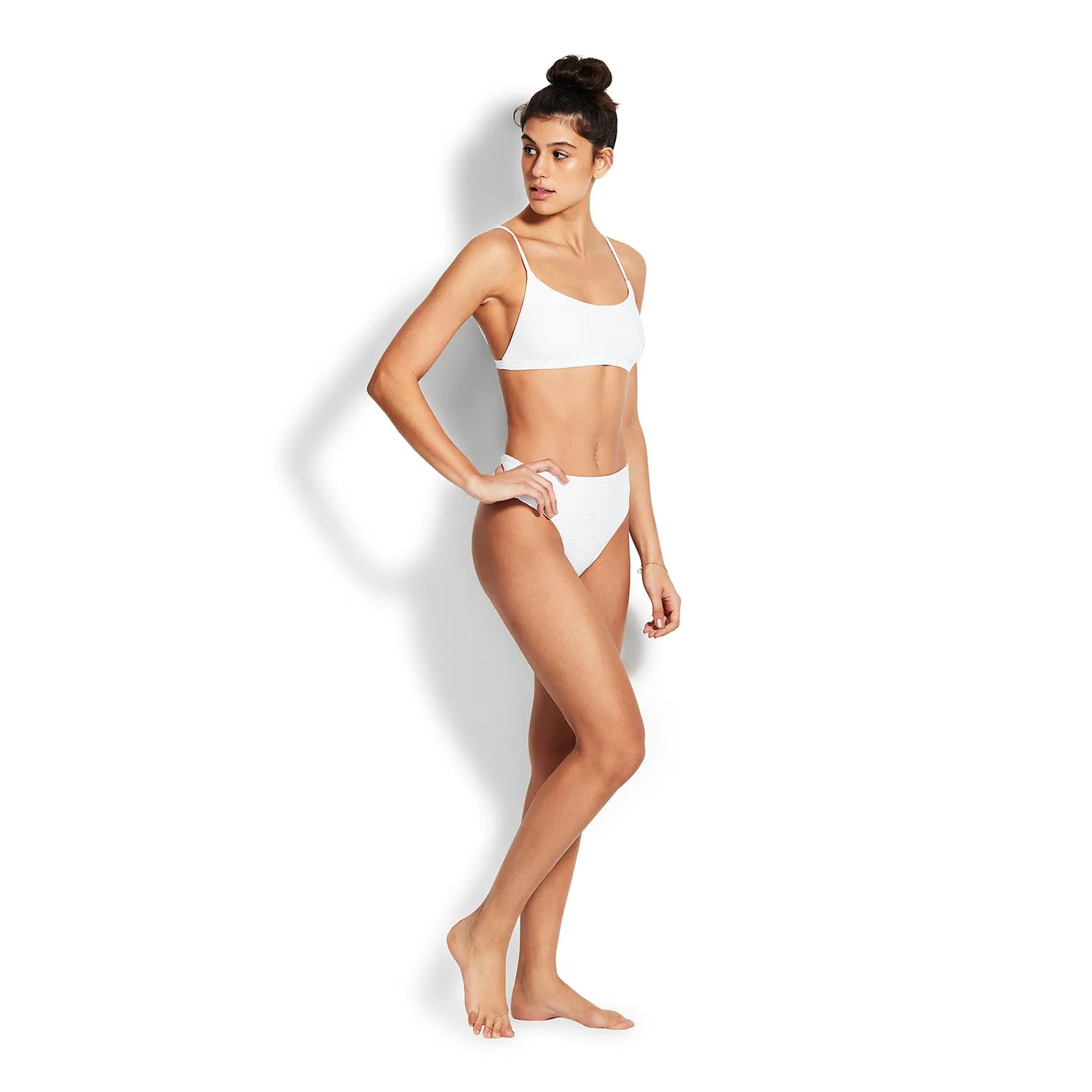 Essentials Hi Rise Bikini Bottom