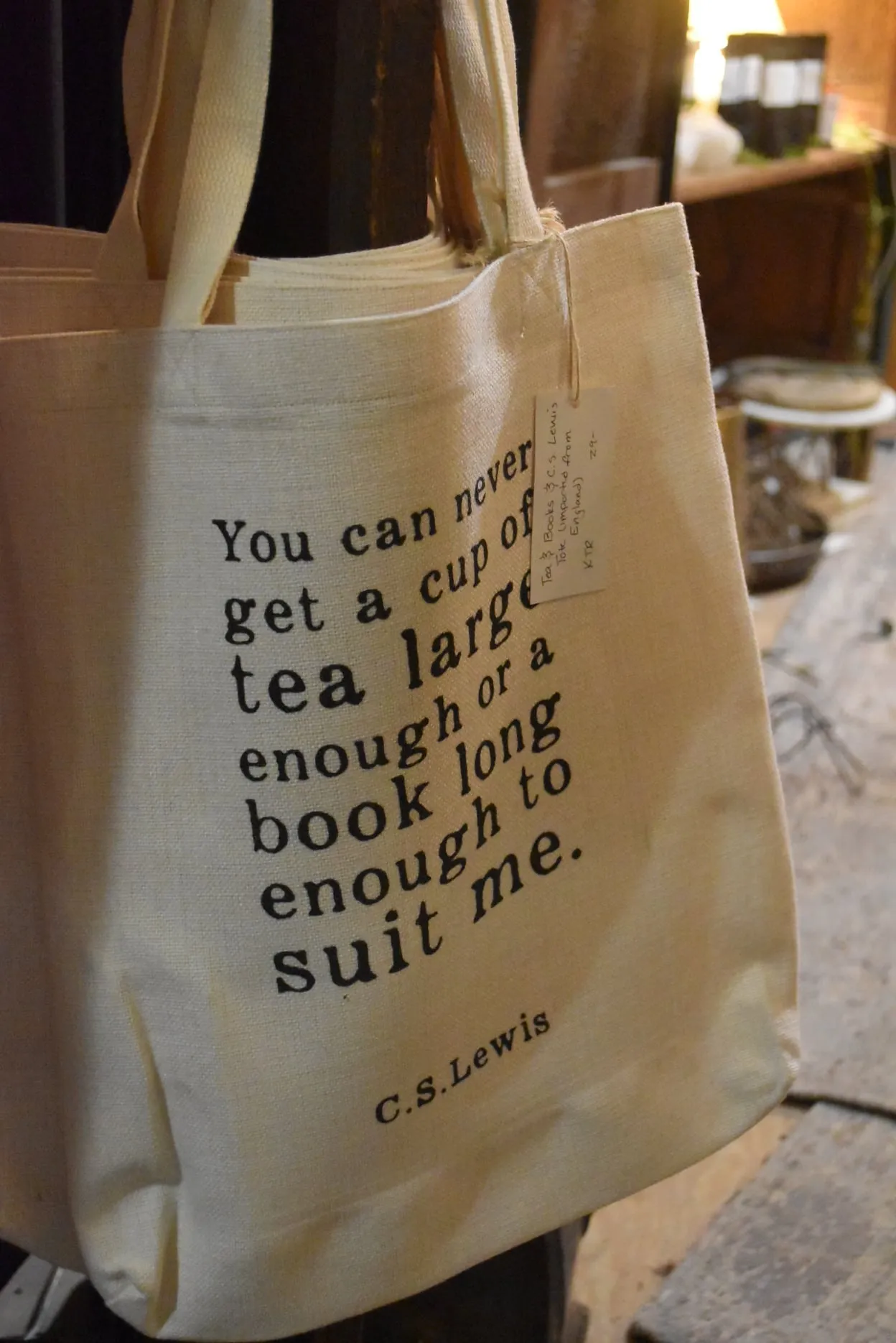 European Literary Tote, multiple styles