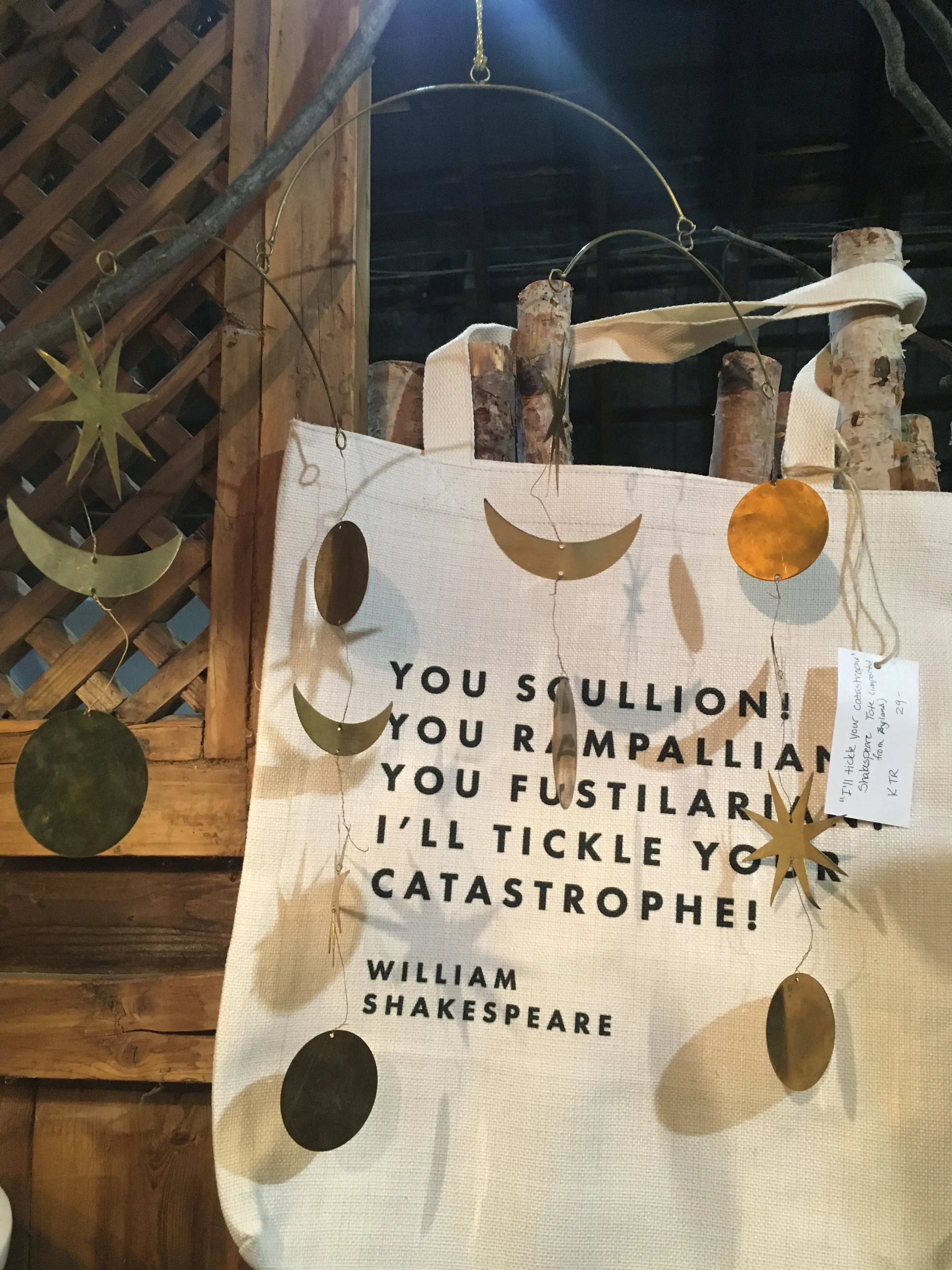 European Literary Tote, multiple styles