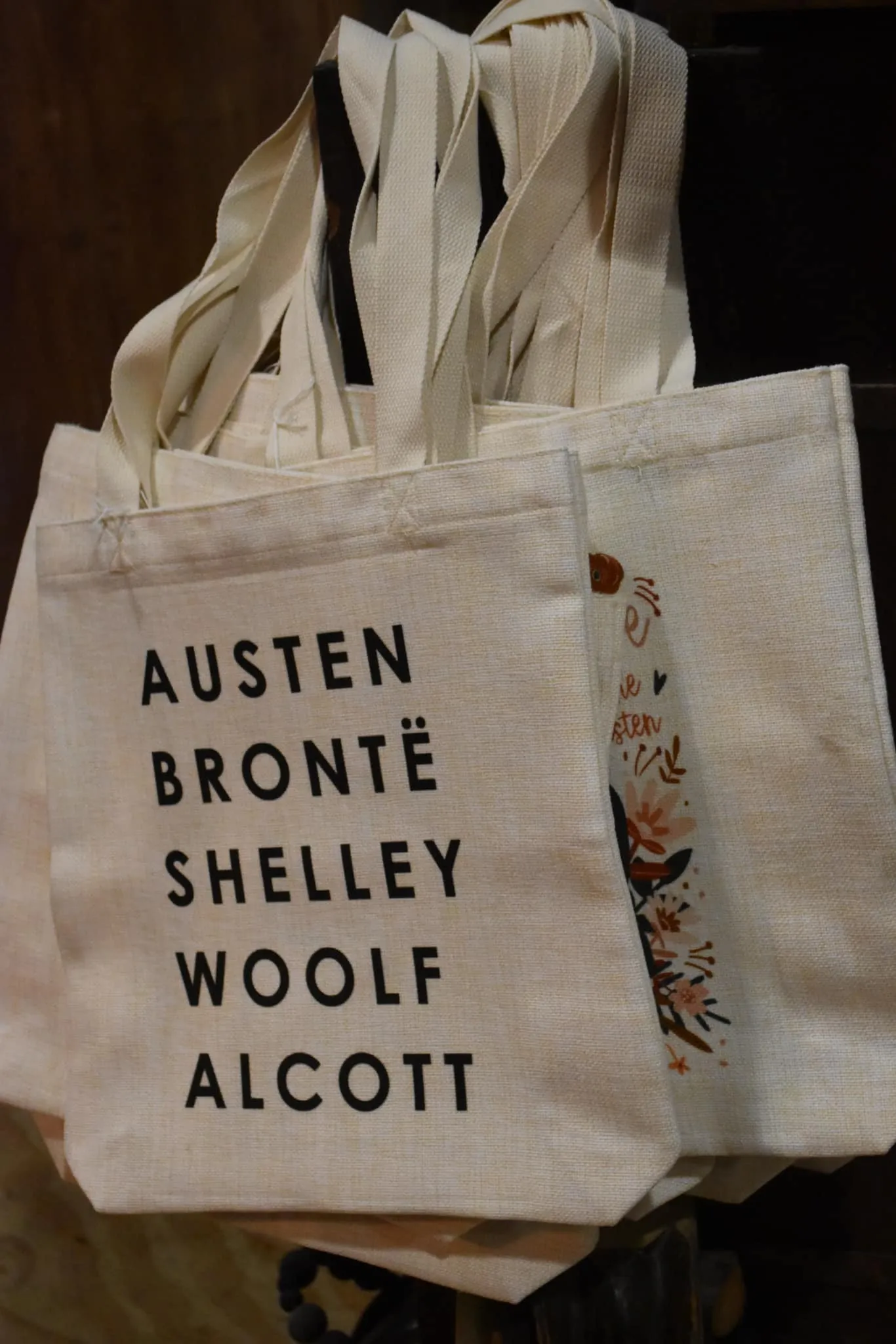 European Literary Tote, multiple styles