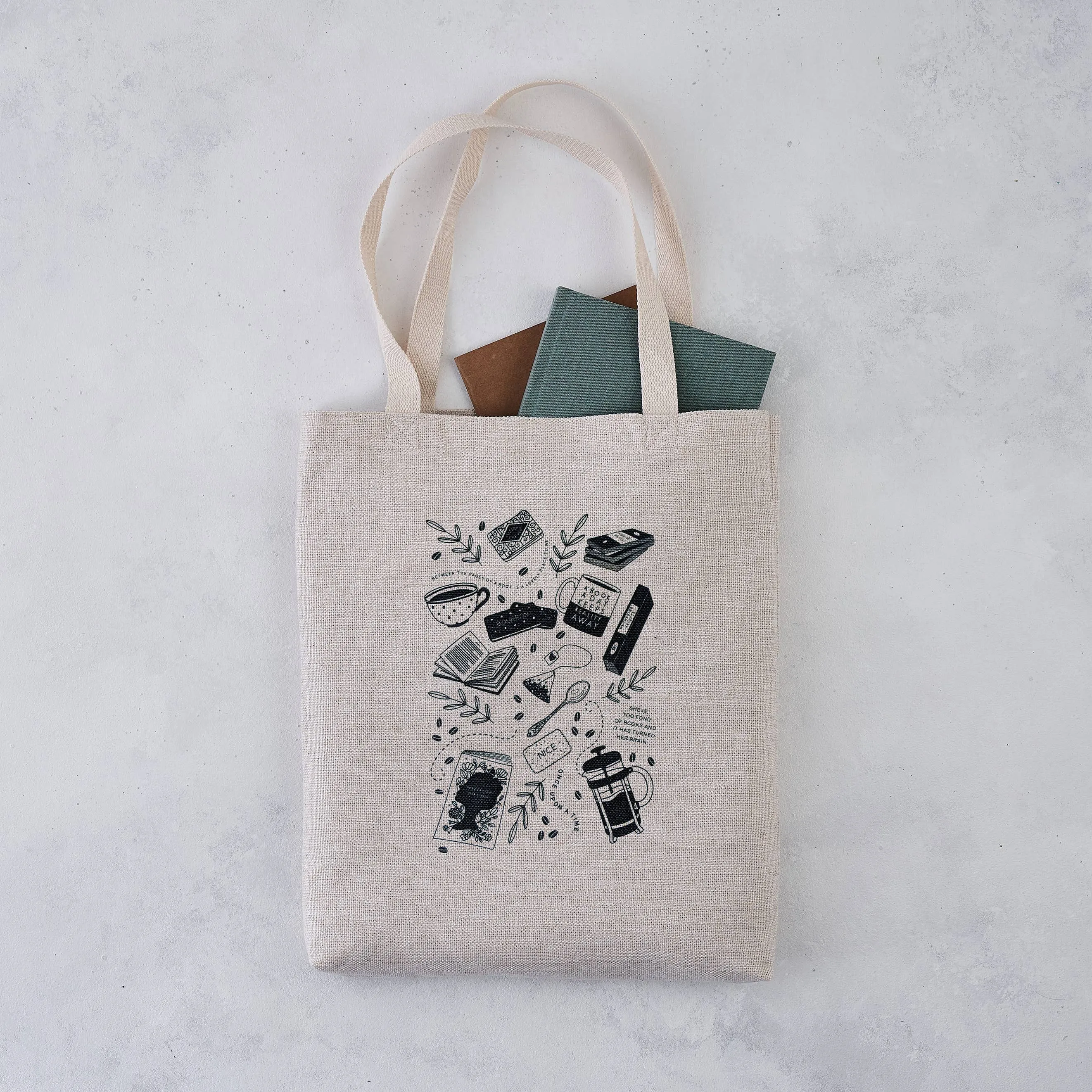 European Literary Tote, multiple styles