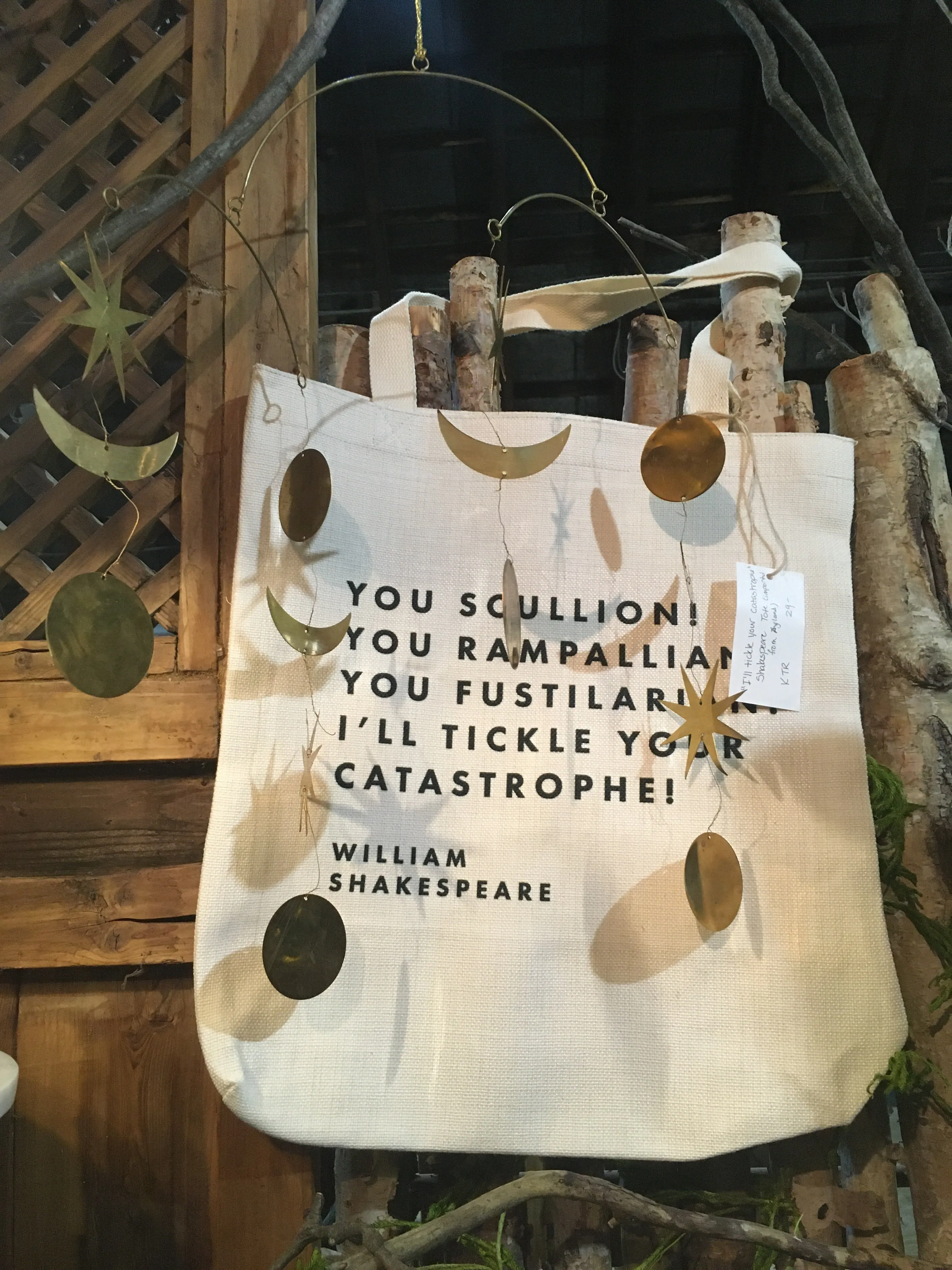 European Literary Tote, multiple styles