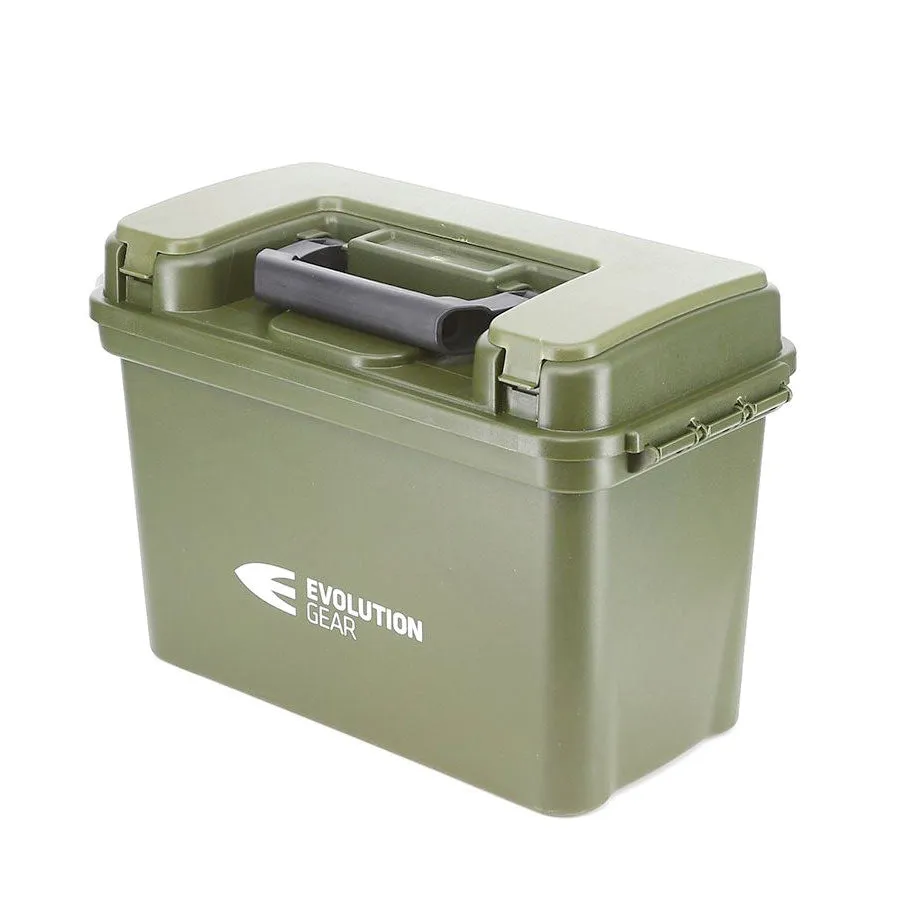 Evolution Gear 4 x Large Ammunition Case Weatherproof Ammo Box / Dry Box