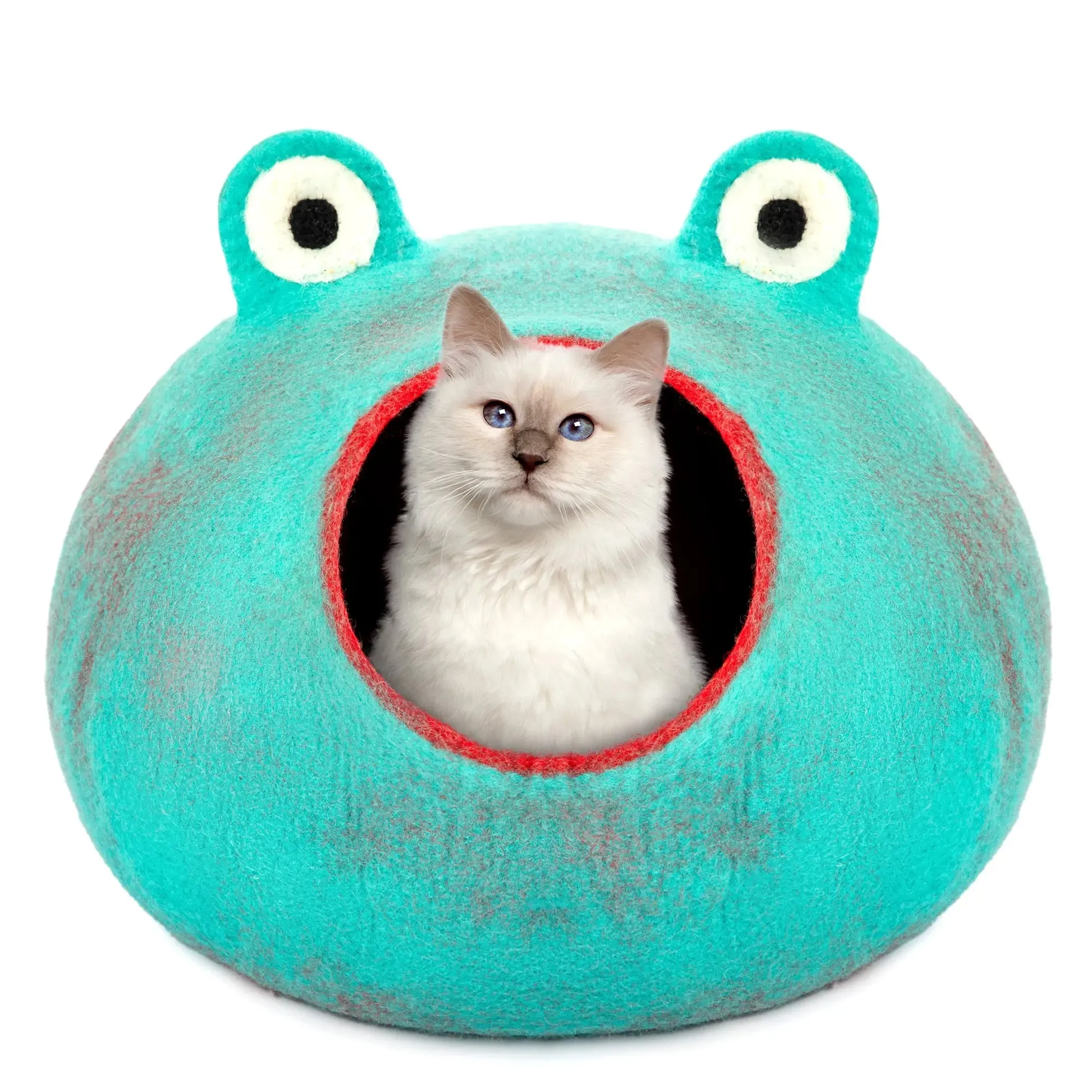 Experience Blissful Comfort with Our Felt Cat Cave
