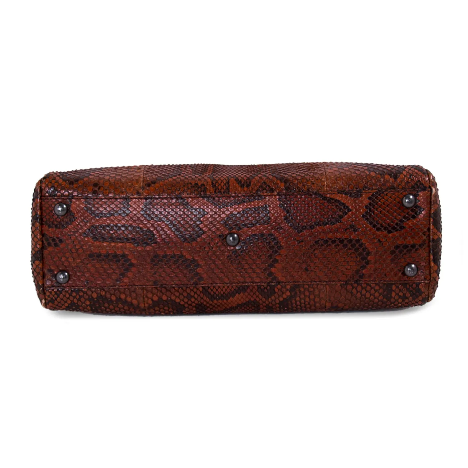 Fendi Python Medium Peekaboo Bag