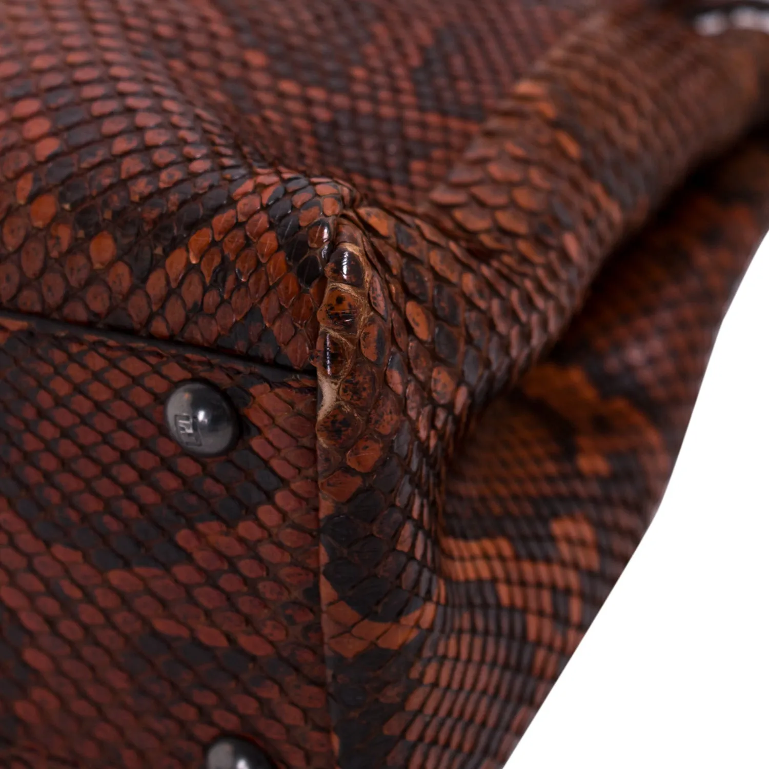 Fendi Python Medium Peekaboo Bag
