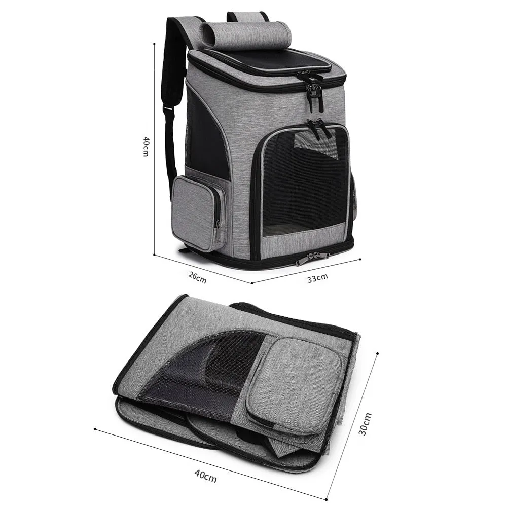 Foldable Backpack Pet Carrier Bag