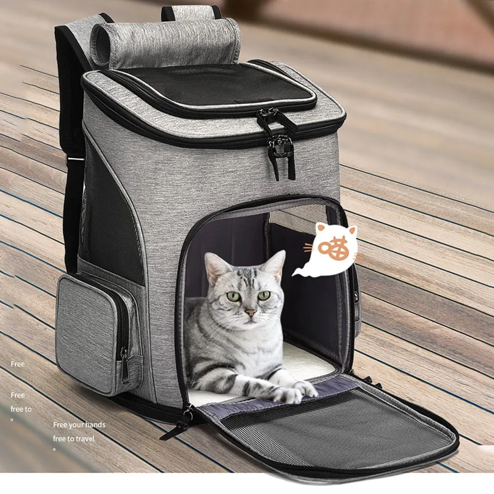Foldable Backpack Pet Carrier Bag
