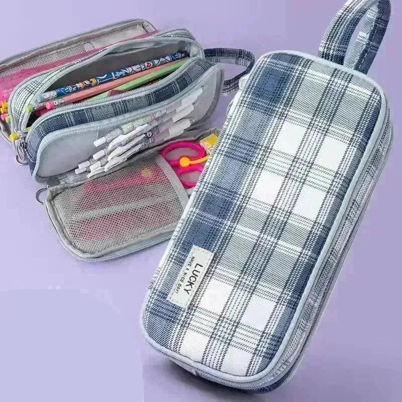 Good Luck Large Canvas Pencil Pouch