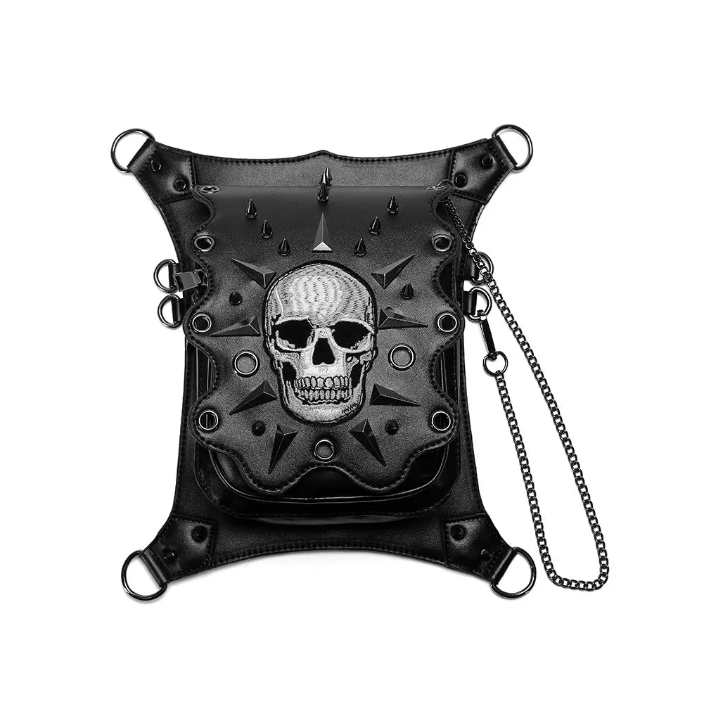 Gothic Steampunk Waist Bag Drop Leg Arm Bag Pack Waist Shoulder Fanny Pouch Bag