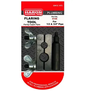 Haron H106 1/2 & 3/4″ Heavy Duty Block and Pin Flaring Tool