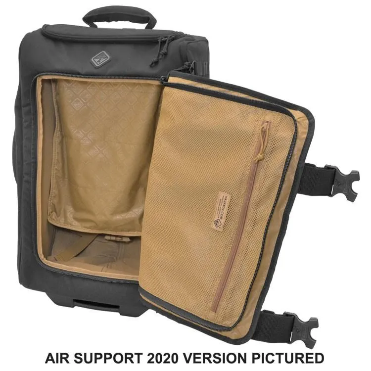 Hazard 4 Air Support V.2020 Rugged Rolling Carry-On Luggage Black