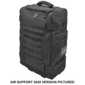 Hazard 4 Air Support V.2020 Rugged Rolling Carry-On Luggage Black
