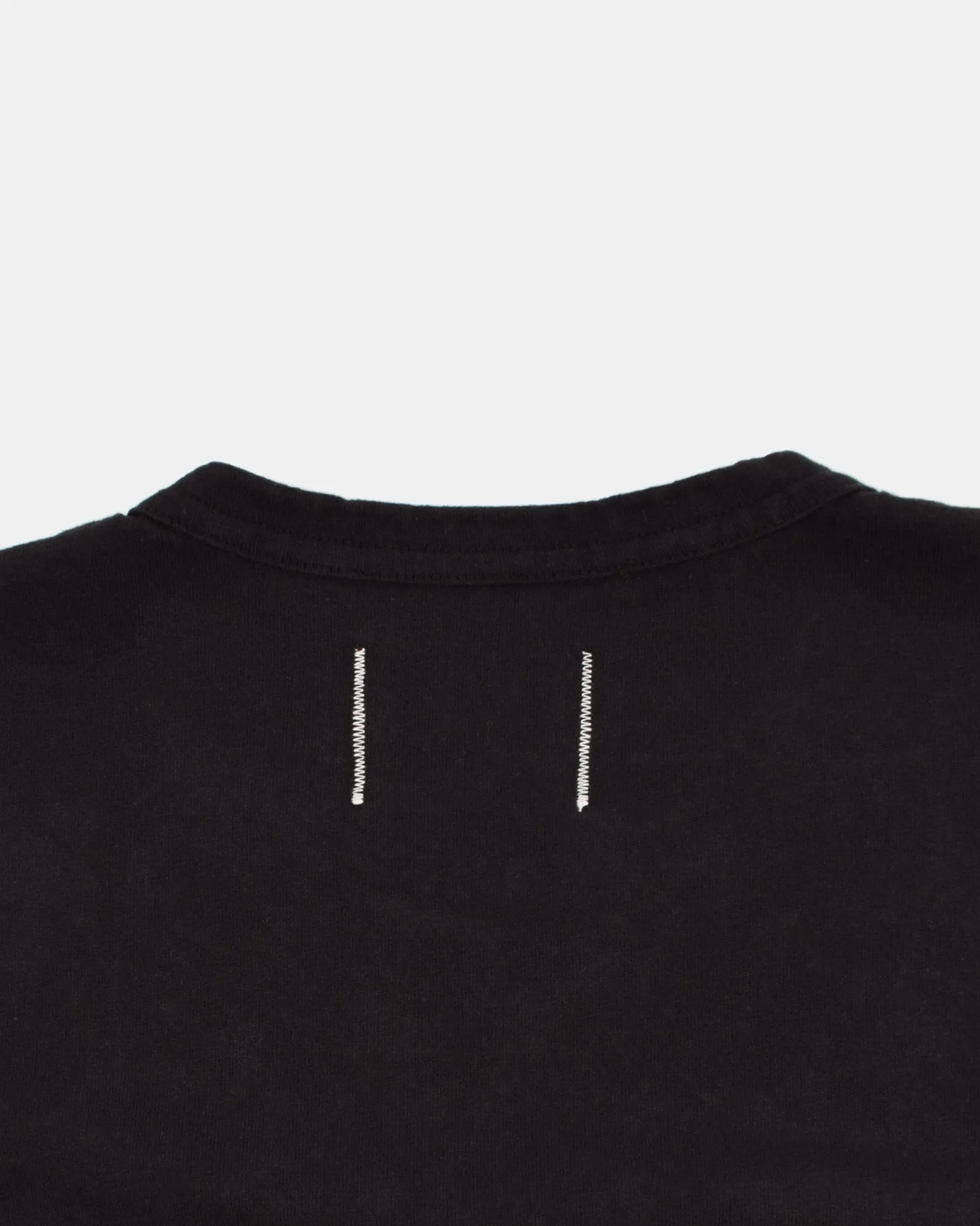 Heavy Duty Long Sleeve Tee - Single Pocket - Black