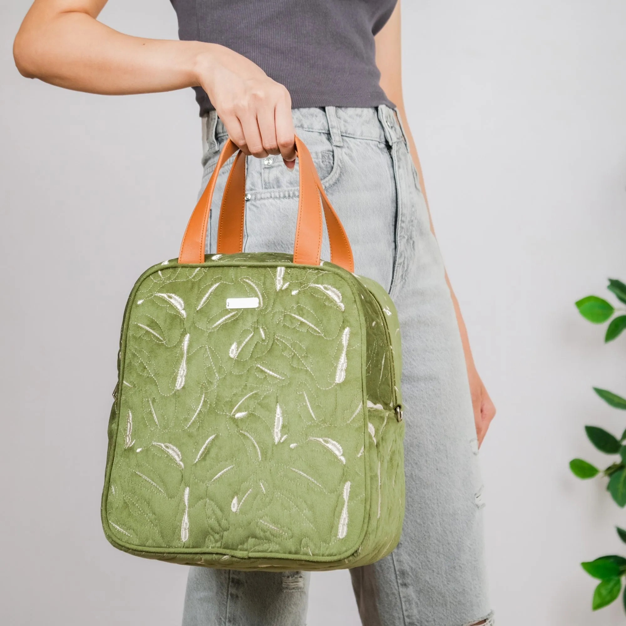 Insulated Lunch Bag For Office Green