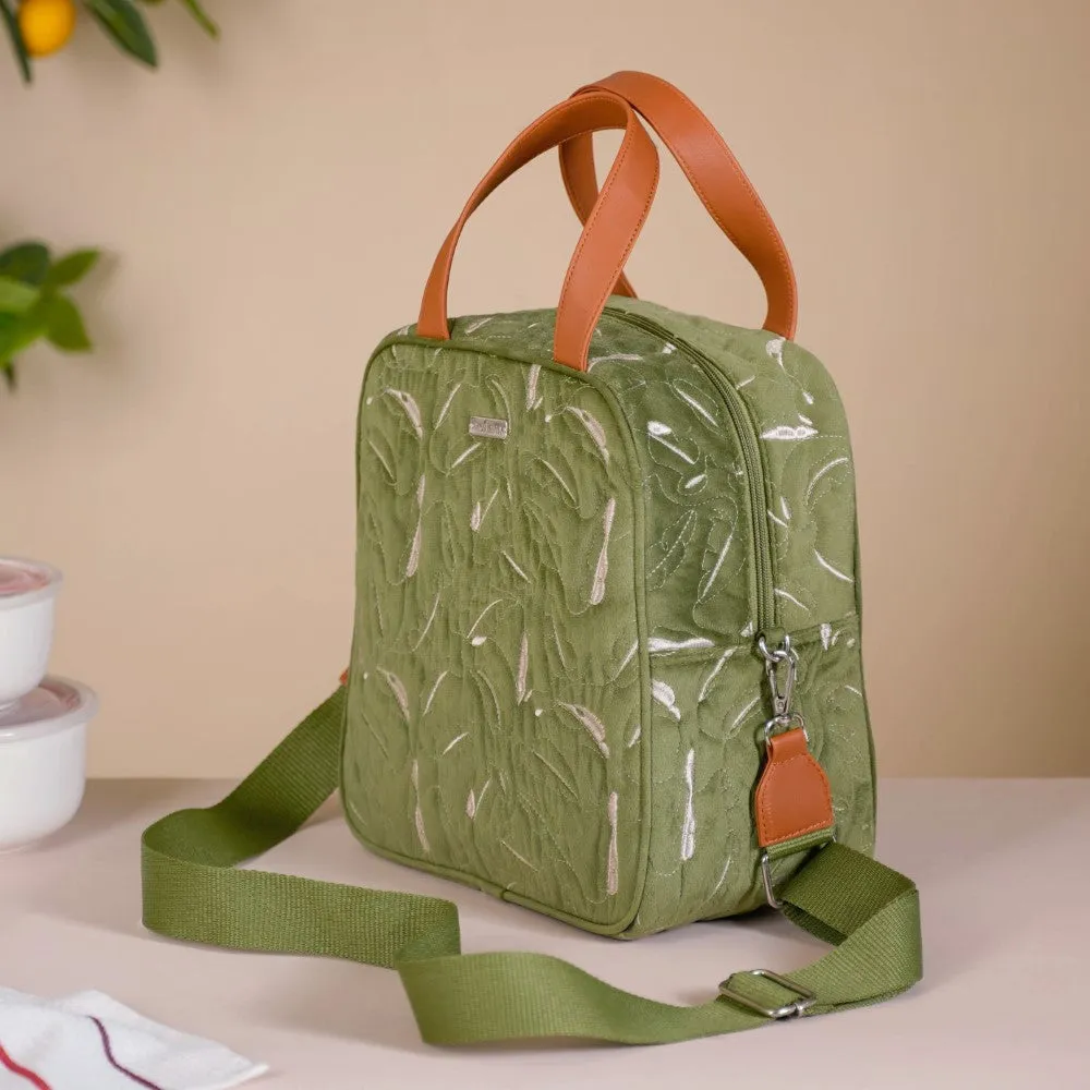 Insulated Lunch Bag For Office Green
