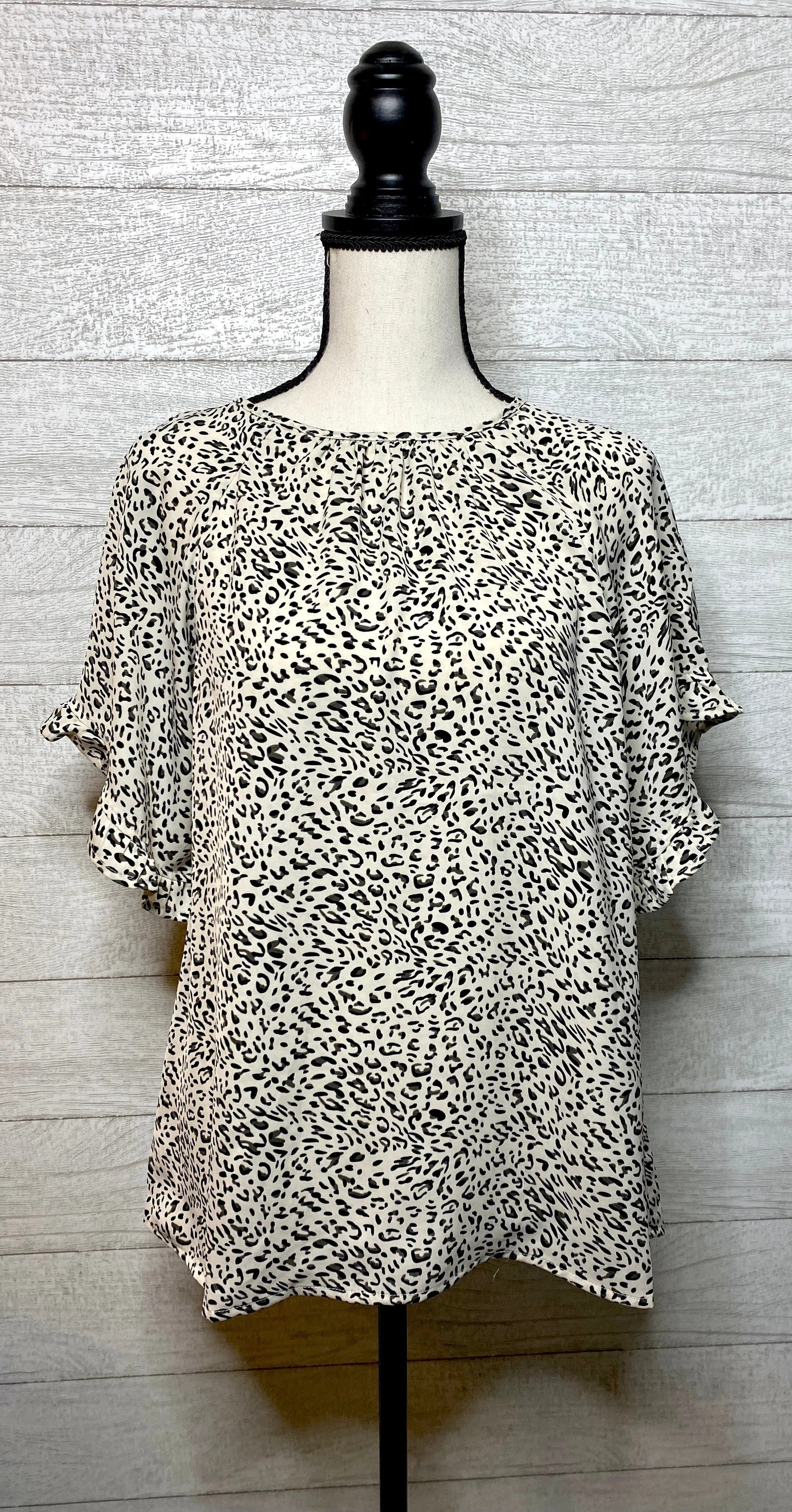 It's A Wild Life Flutter Sleeve Top