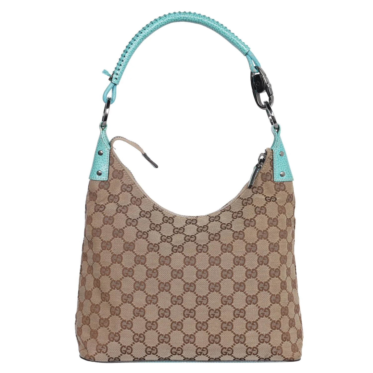Jackie Canvas Leather Ring Hobo