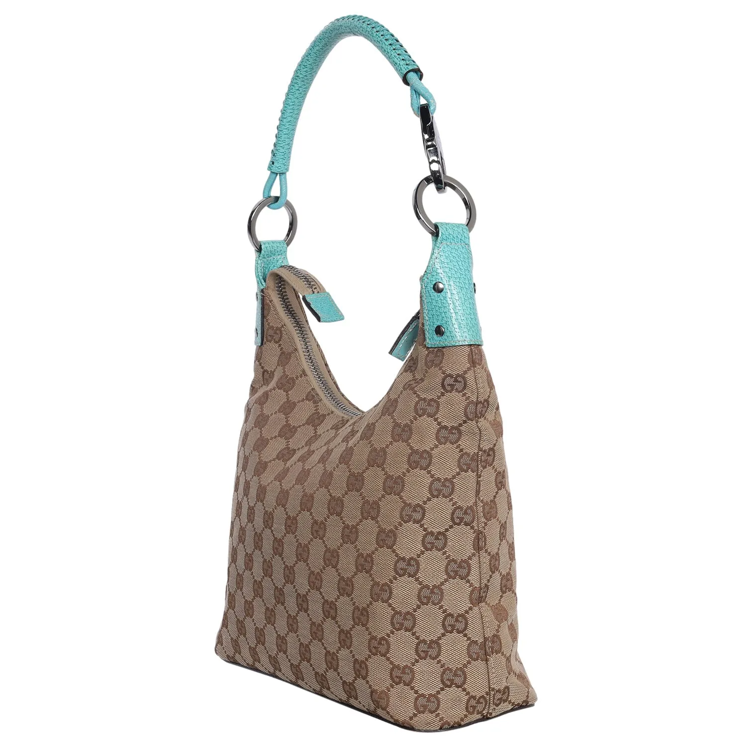 Jackie Canvas Leather Ring Hobo