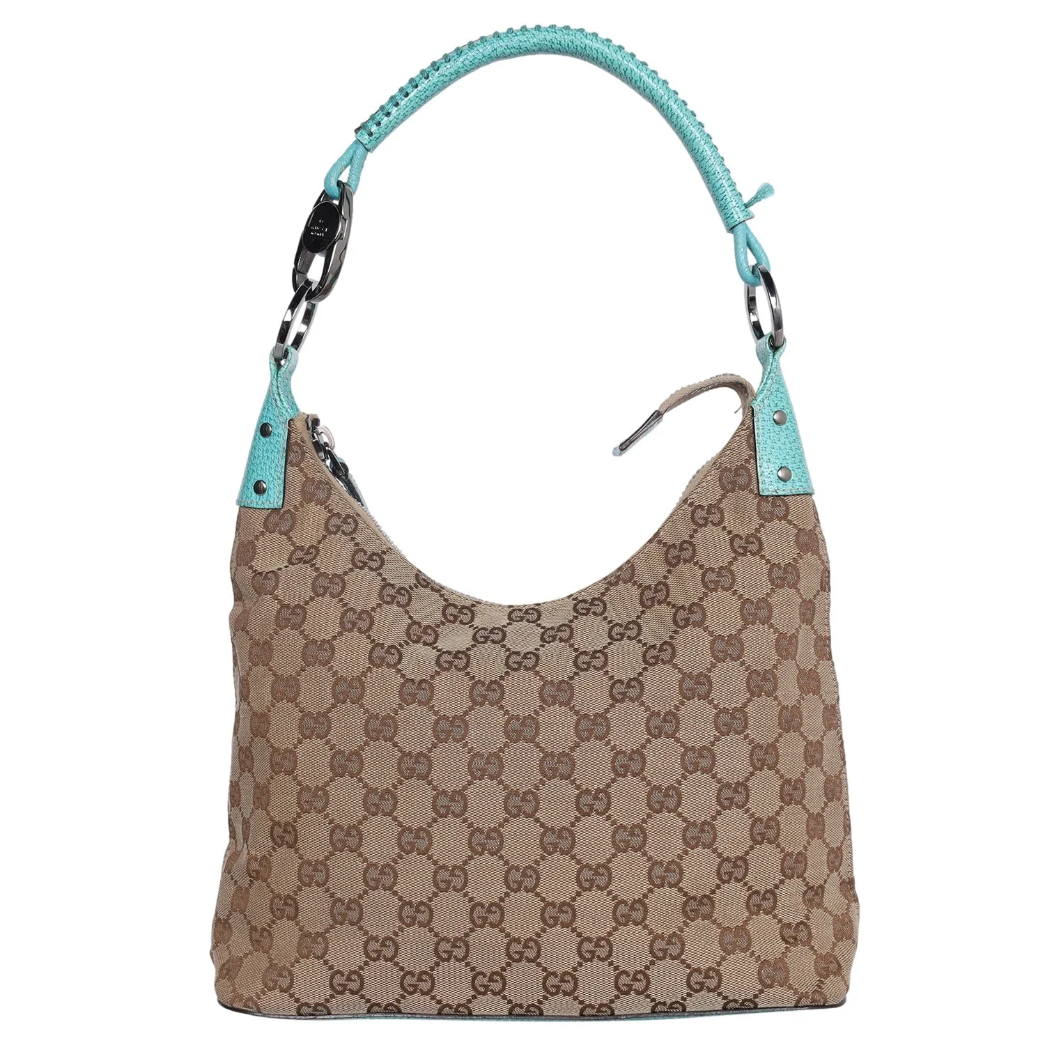 Jackie Canvas Leather Ring Hobo