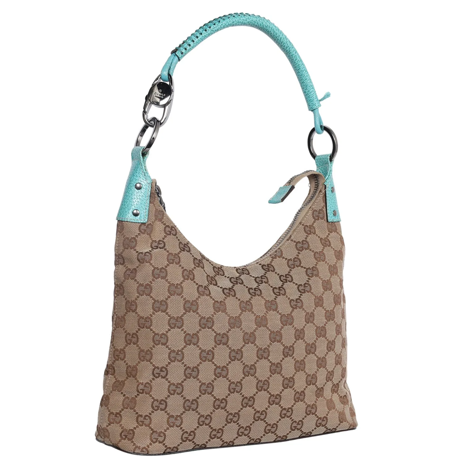 Jackie Canvas Leather Ring Hobo