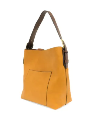 Joy Susan Classic Hobo Handbag- Tuscan Sun / Coffee Handle