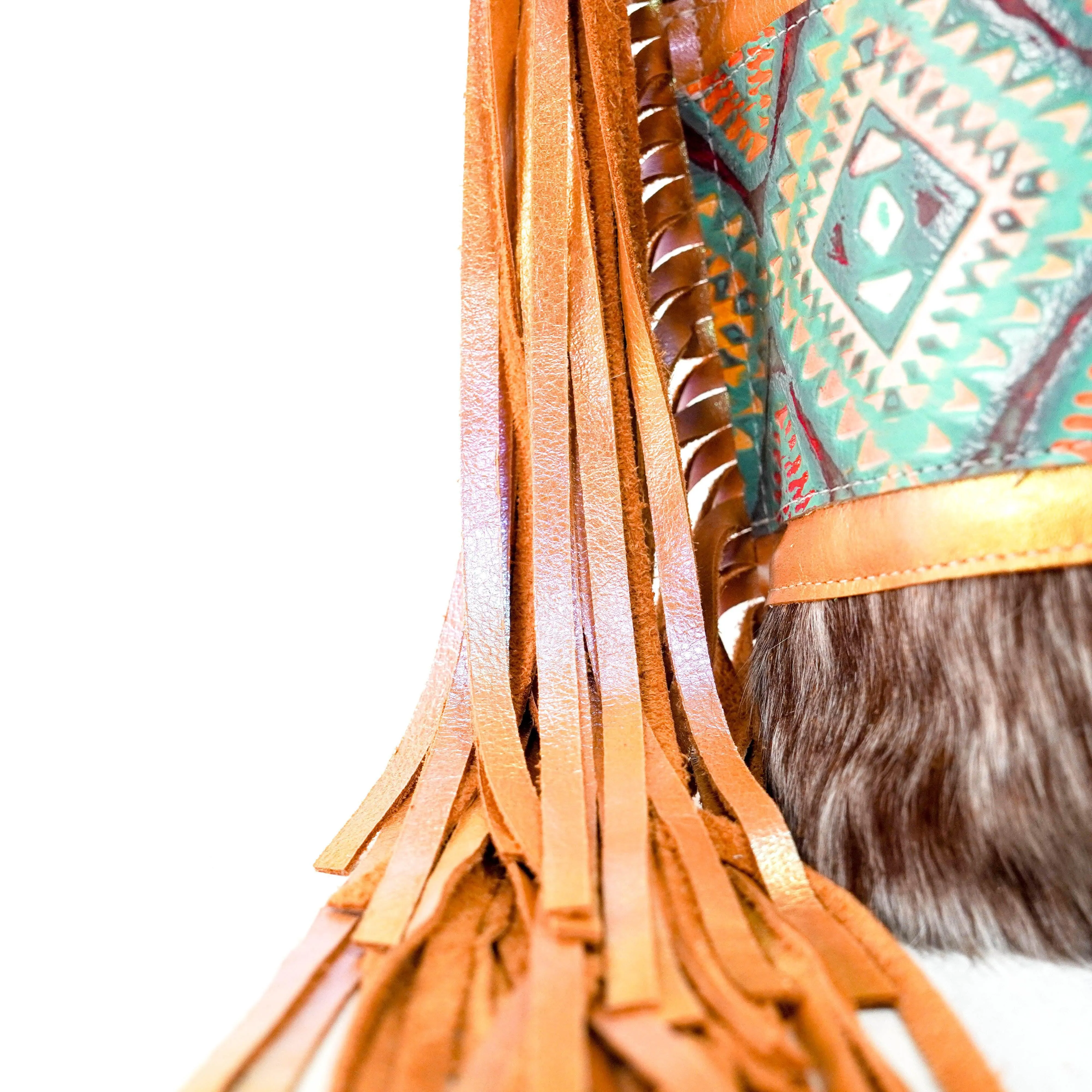 June - Roan w/ Rainbow Aztec