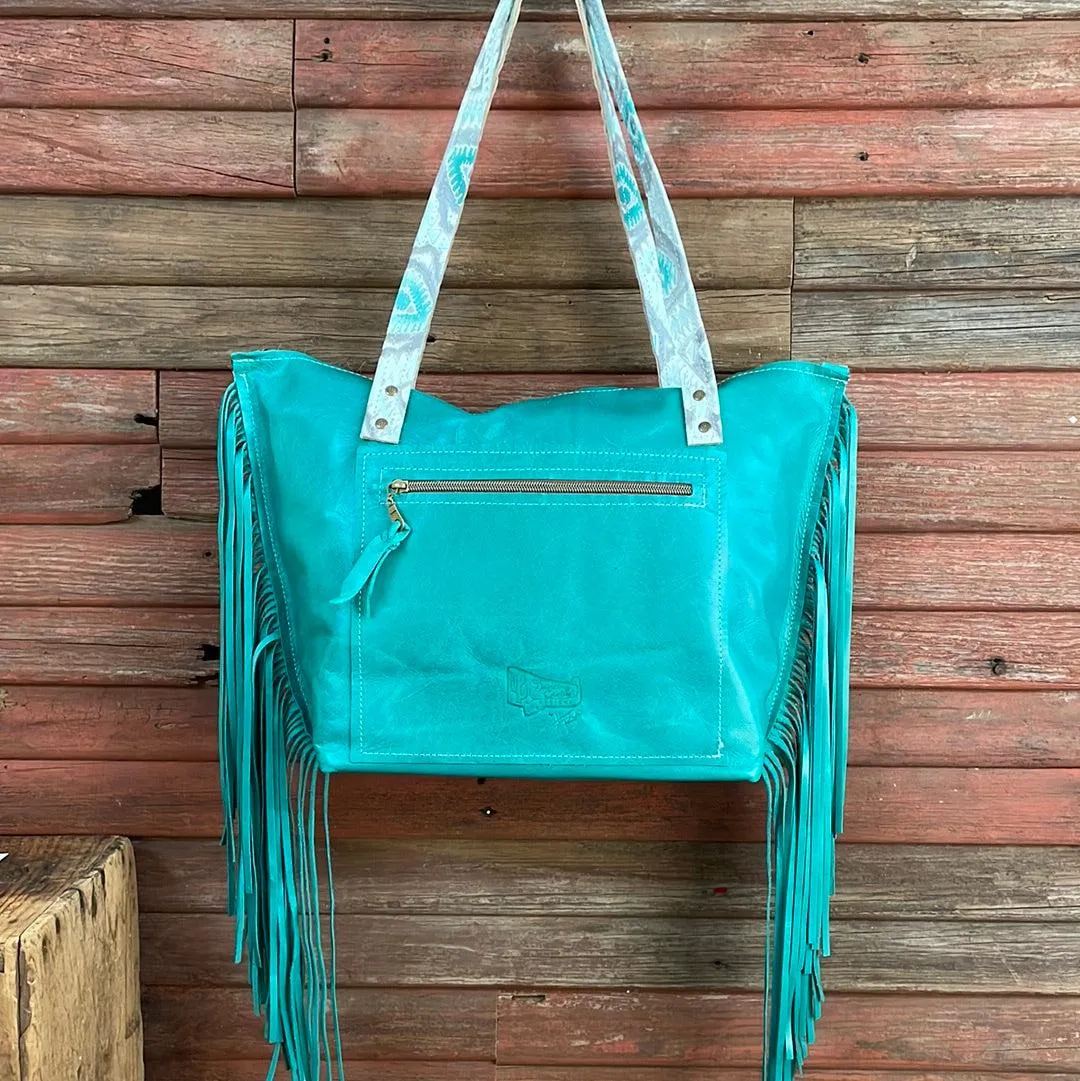 June - Tricolor w/ Turquoise Sand Aztec