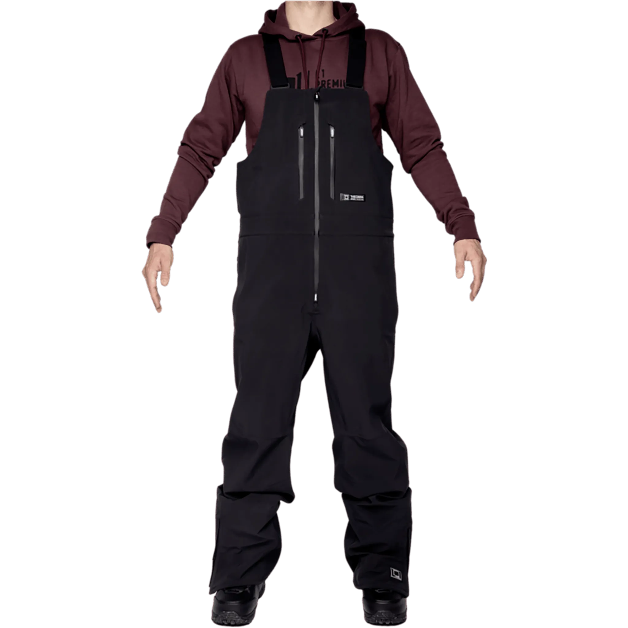 L1 Huron Snowboard Bib Pant Black 2025