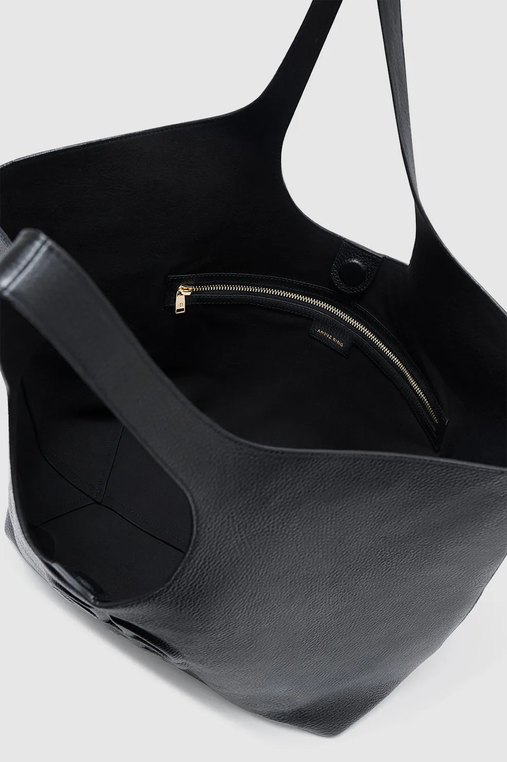 Lili Tote - Black Pebbled