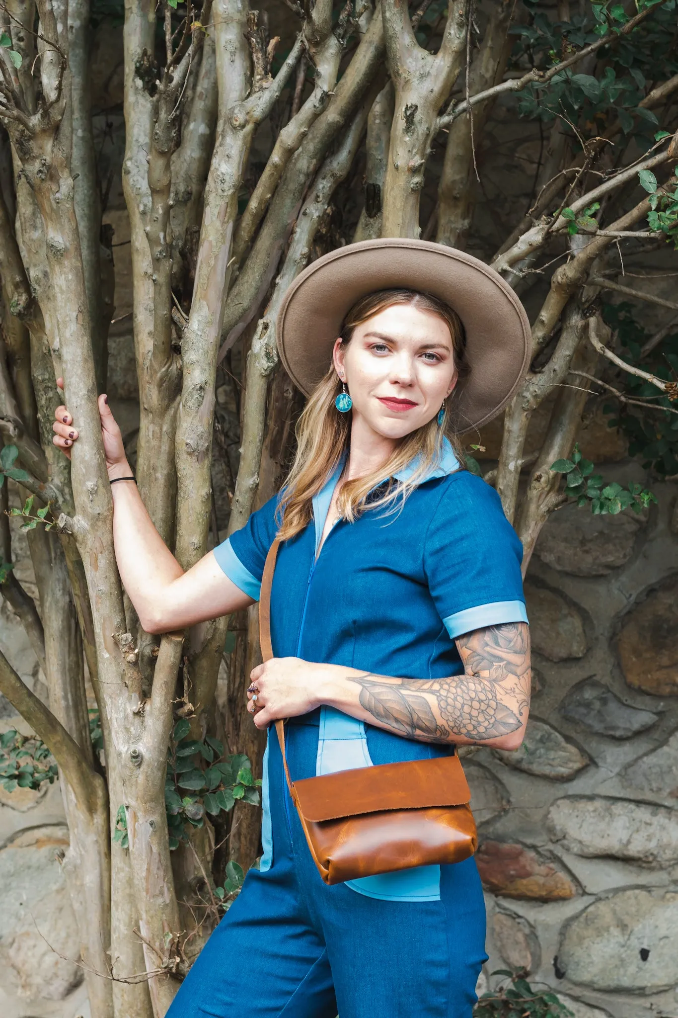 Limited Run | Icon Series | The Leather Mini Satchel | Laser Print | Handmade leather small crossbody bag | Dolly