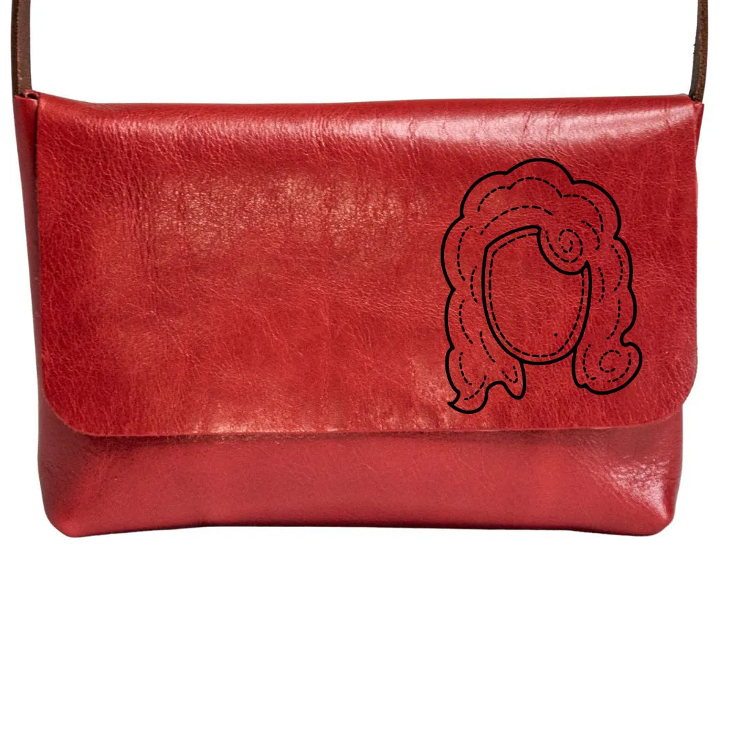 Limited Run | Icon Series | The Leather Mini Satchel | Laser Print | Handmade leather small crossbody bag | Dolly