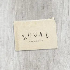Local City, State - Custom Canvas Zipper Pouch