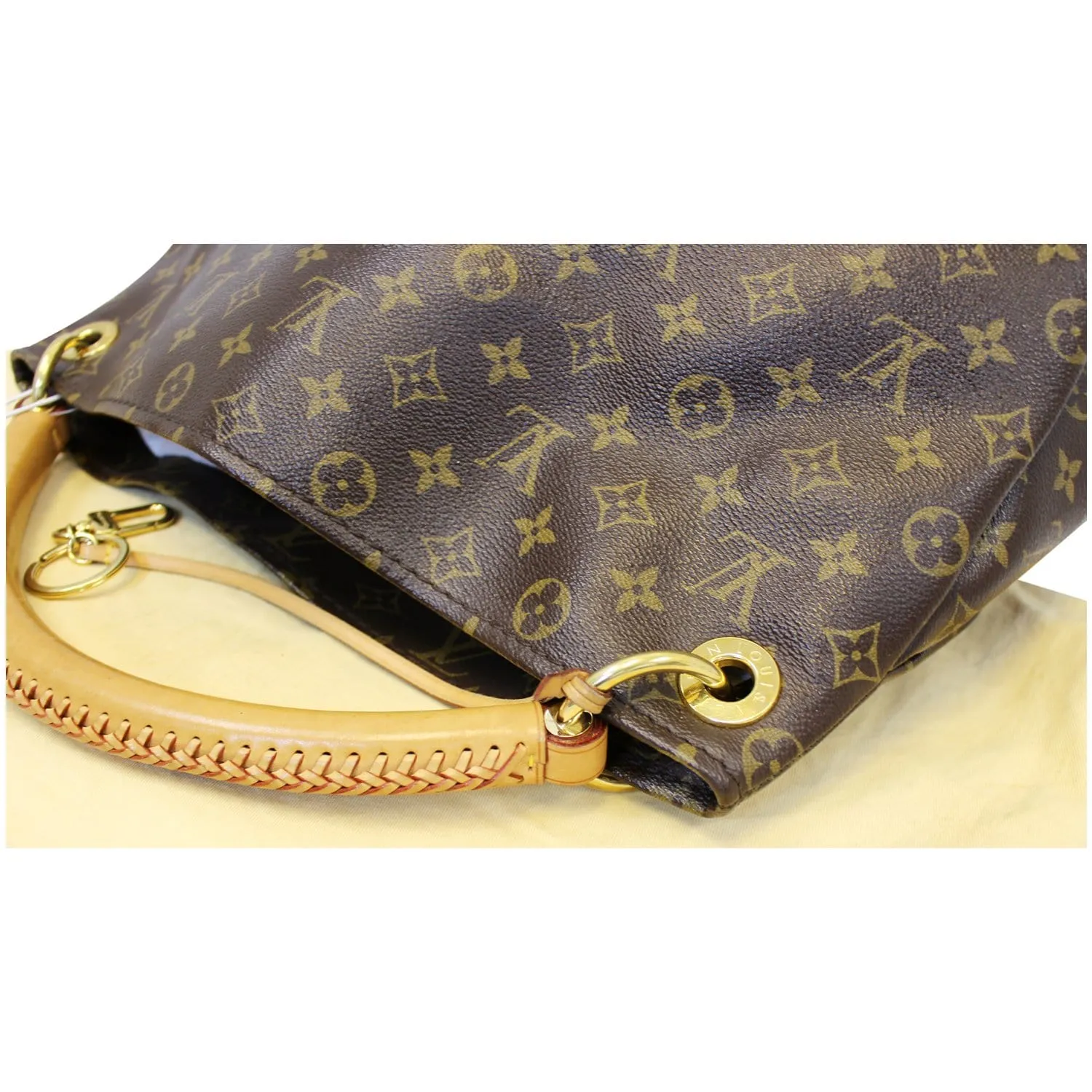 LOUIS VUITTON Artsy MM Monogram Canvas Hobo Shoulder Bag