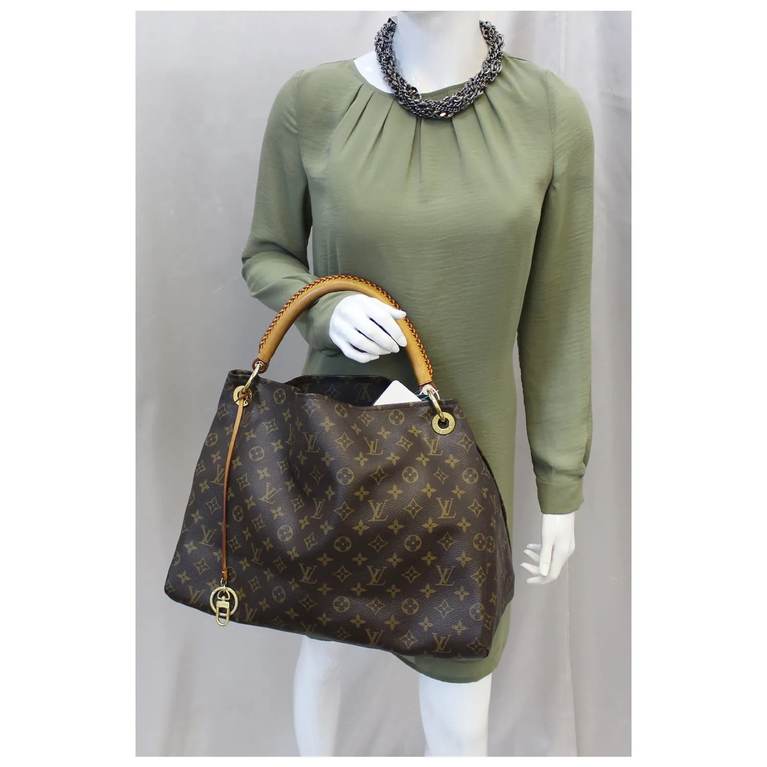 LOUIS VUITTON Artsy MM Monogram Canvas Hobo Shoulder Bag