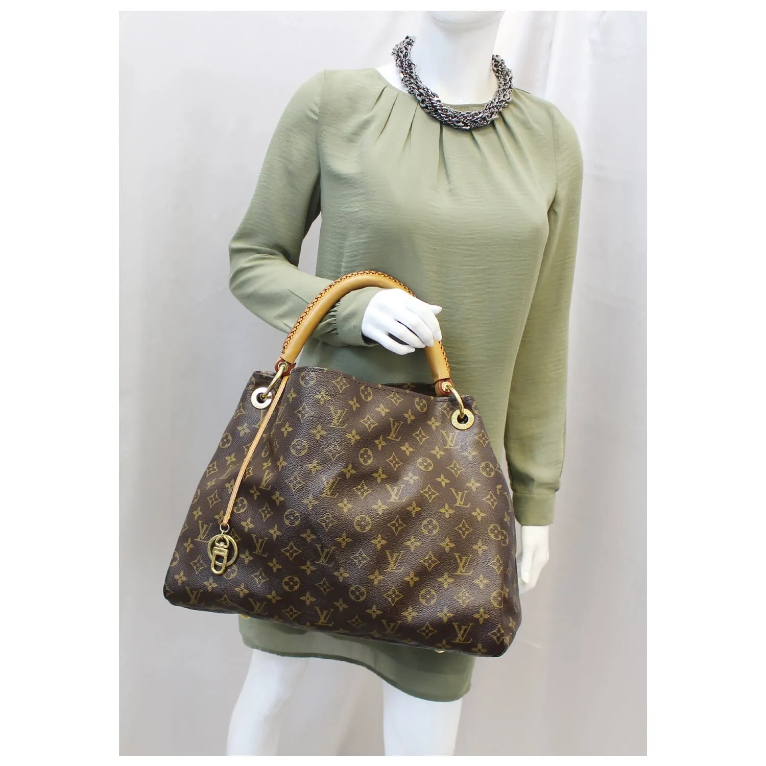 LOUIS VUITTON Artsy MM Monogram Canvas Hobo Shoulder Bag