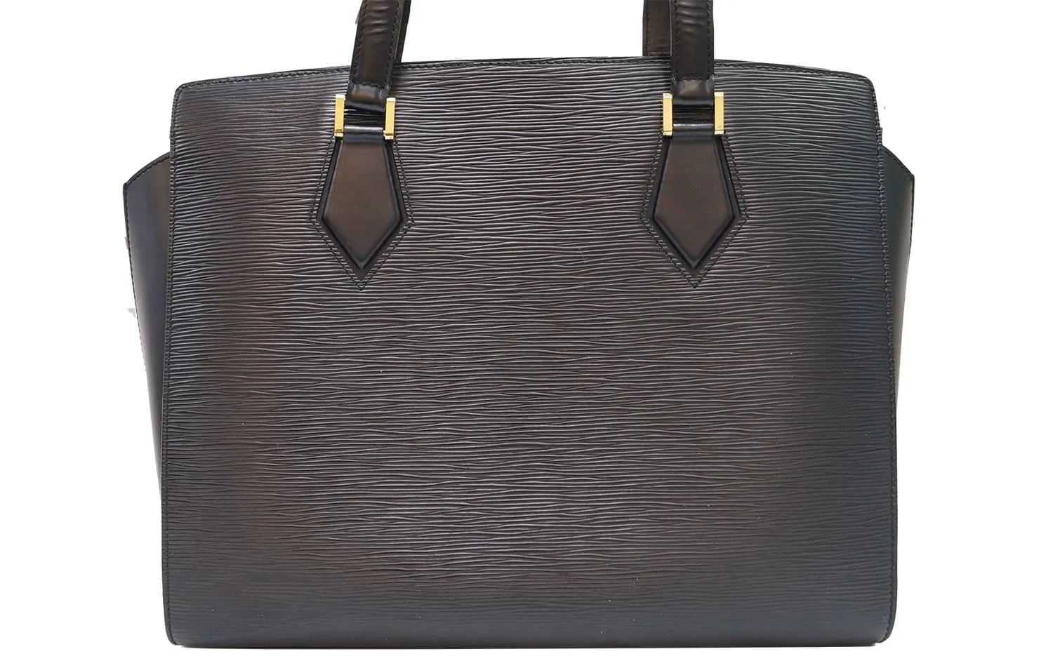 LOUIS VUITTON Black Epi Leather Duplex Shoulder Bag