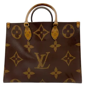 Louis Vuitton Brown Monogram Coated Canvas OnTheGo Handbag