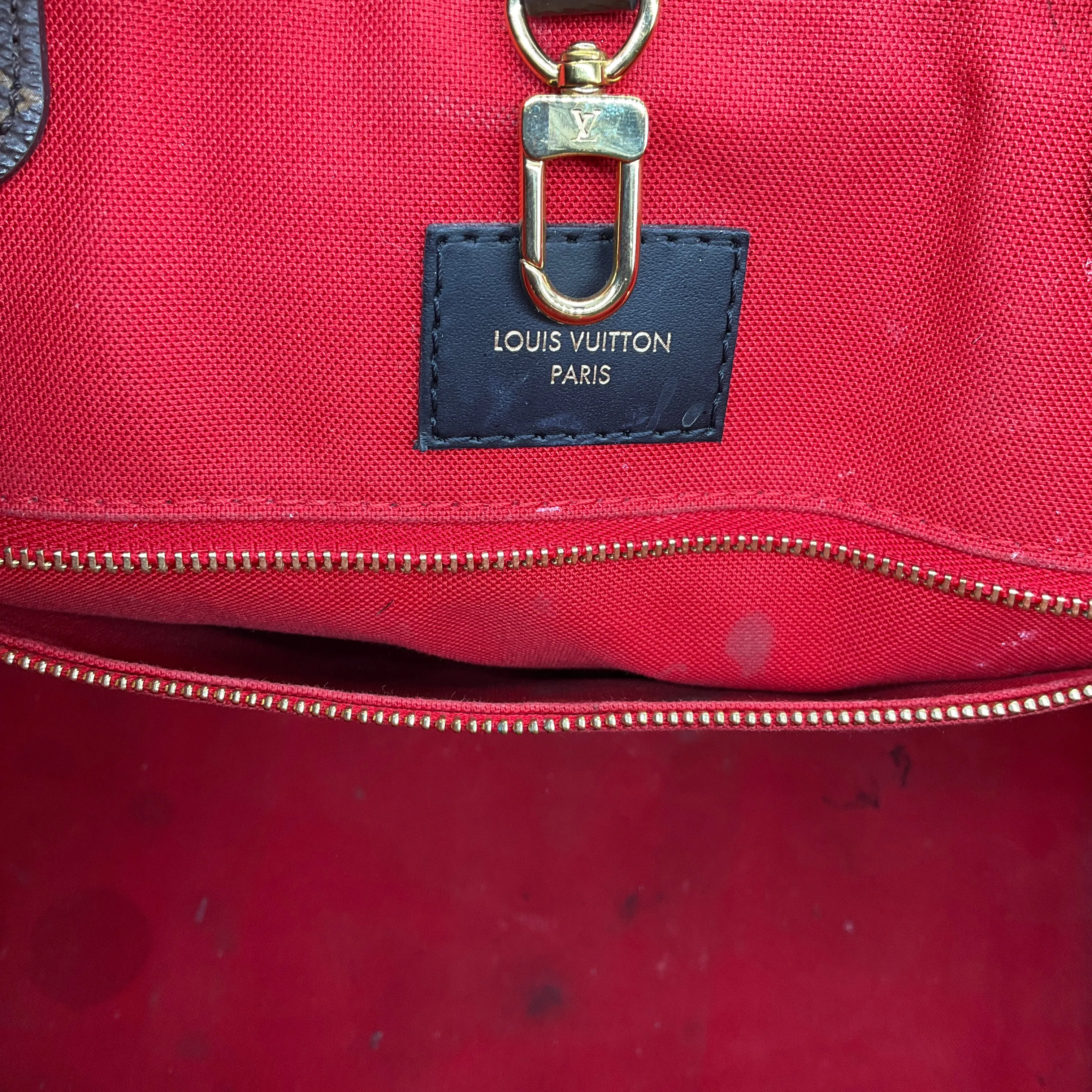 Louis Vuitton Brown Monogram Coated Canvas OnTheGo Handbag