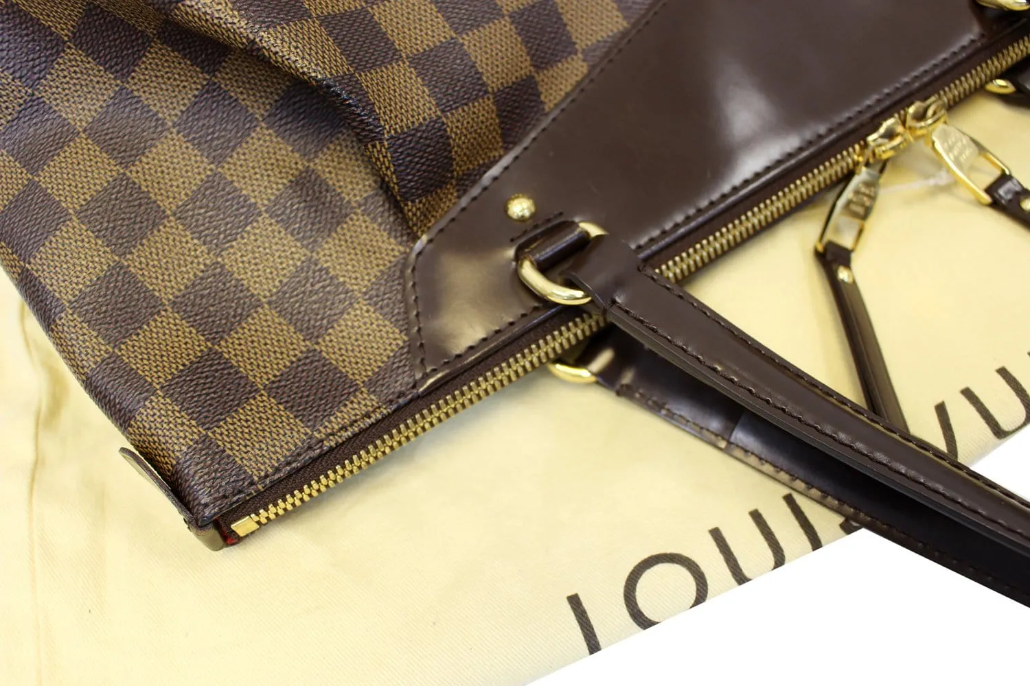 Louis Vuitton Damier Ebene Westminster GM Tote Shoulder Handbag