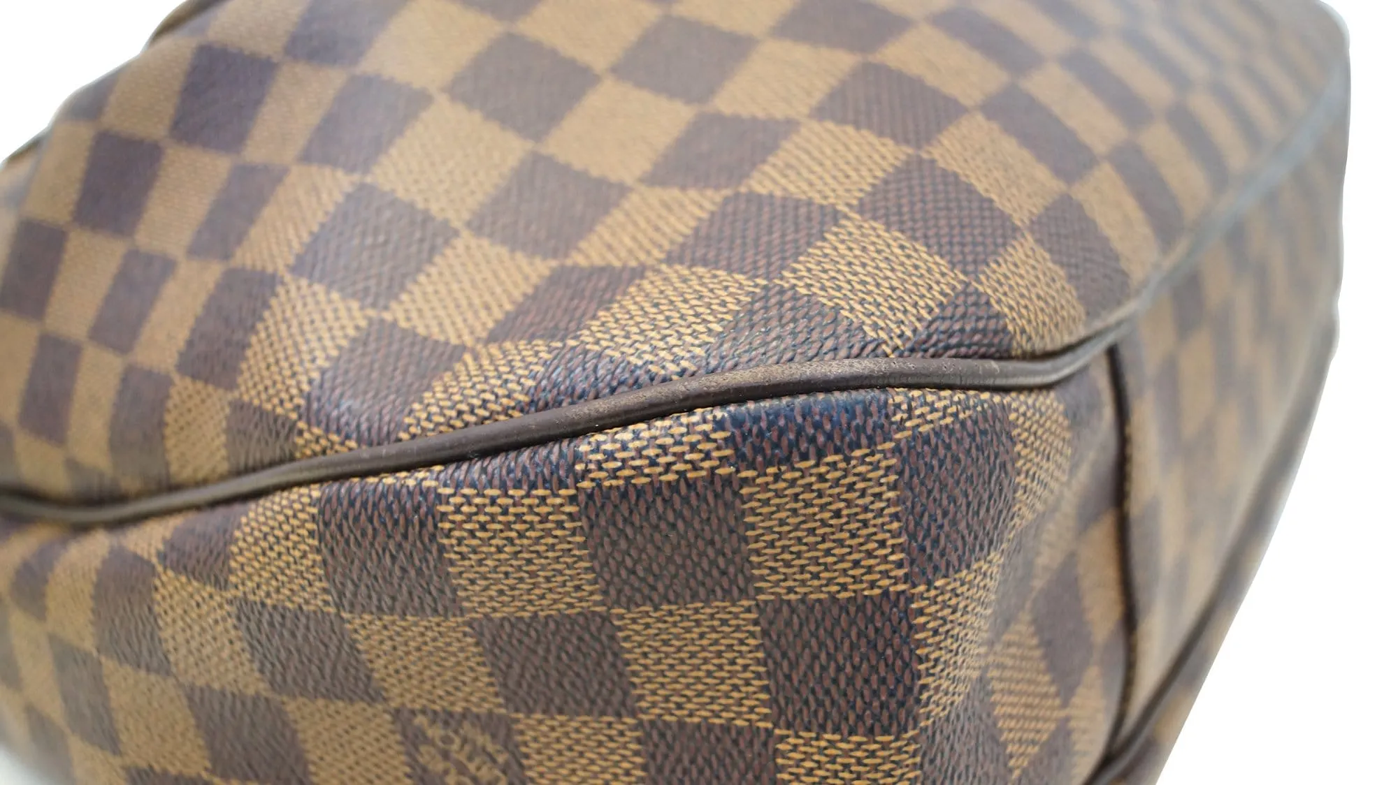 LOUIS VUITTON Evora MM Damier Ebene Tote Shoulder Bag
